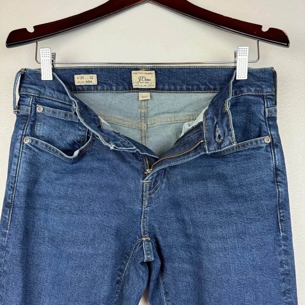 J. Crew Men's 484 Slim Fit Tapered Leg Stretch Jeans Size 29x32